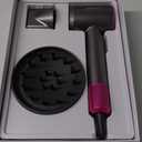 SHRATE Professional High Speed Ionic Hair Dryer | Ultra-Fast Drying | 500 Million Negative Ions | Low Noise | 160000 RPM | Compact Blow Dryer with Magnetic Diffuser for Faster Drying All Hair Types (Grey)