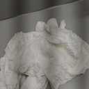 Seematn 10 Pcs Baby Muslin Bibs for Unisex Girls & Boys Drool Bibs Bandana Ruffle Soft Cotton for Newborn Infants Toddlers(White)