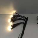 1000 PCS Hang Tag String Snap Lock Pin Loop Tie Fasteners,Wax String Hanging String Dark Gold String Hang Tag String Fastener Hook Ties Easy and Fast to Attach (4)