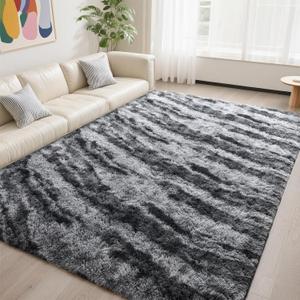 DweIke Area Rugs for Living Room, Large Big 10x8 Fluffy Shag Fuzzy Plush Soft Carpets, Floor Shaggy Rug for Bedroom, Dark Grey Carpet for Kids Boys Girls Dorm Nursery Home Decor, Marble Grey DweIke Area Rugs for Living Room, Large Big 10x8 Fluffy Shag Fuzzy Plush Soft Carpets, Floor Shaggy Rug for Bedroom, Dark Grey Carpet for Kids Boys Girls Dorm Nursery Home Decor, Marble Grey