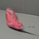 12 PCS Artificial Palm Leaves, Palm Frond, UV-Resistant Faux Fake Palm Fronds Plants for Home Hawaiian Party Jungle Beach Table Leave Decorations (Pink)