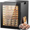Food Dehydrator, 12 Stainless Steel Trays in 850W Dehydrator Machine, 48 Hour Digital Timer and 167F Temperature Adjustable, Food Dryer for Jerky, Dog Treats, Meat, Fruit, Herbs