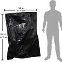 Reli. Contractor Garbage Bags 55 Gallon | 20 Trash Bags | Heavy Duty | Black Contractor