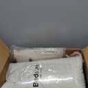 Bedsure Queen Comforter Set - 4 Pieces Pinch Pleat Bed Set, Beige Boho Bedding for All Season, 1 Soft Comforter, 2 Pillowcases, 1 Decorative Pillow