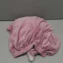 ZNSAYOTX Luxury Velvet Chair Slipcovers with Arm 2 Piece Stretch Chair Covers for Living Room Thick Soft Armchair Slipcover Anti Slip Pet Friendly Furniture Protector (Rose),30"-47"(1 Cushion)