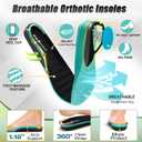 Women's Orthopedic Diabetic Wide Walking Shoes: Comfortable Arch Support Plantar Fasciitis Casual Slip On Loafers, Orthotic Adjustable Easy Top House Shoes for Swollen Feet and Heel Pain Relief (8.5 X-Wide, K1-black)