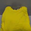 TACVASEN Women's Crewneck Sweatshirt Fleece Lined Sherpa Pullover Winter Shirt Warm Sweaters Long Sleeve Tops (Yellow)