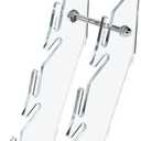 STAUBER Best Acrylic Baseball Cap Rack - The Original Multipurpose Hat Display Organizer - Made in the USA! (Clear, 2 Pack)