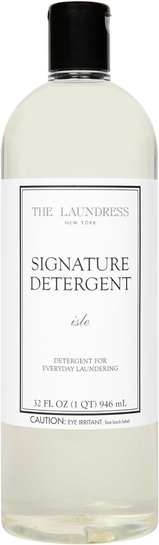 The Laundress Signature Isle Detergent, Coastal Inspired Scent, Concentrated Laundry Detergent Liquid, Tough on Stains, Isle Scent, 32 oz. (32 Fl Oz (Pack of 1))