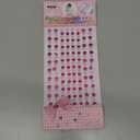 Cristals for Decoration Pink Flowers and White Pearls