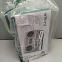 Retro Classic 80s Style Portable Boombox with Cassette Player Recorder, AM/FM/SW1/SW2 Radio, Bluetooth, USB/Micro SD Slots, Headphone Jack, 24W Dual Full-Range High Bass Speakers (Sliver)