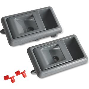FAERSI 2Pcs Interior Door Handle Front Rear Driver & Passenger Side Fits for 1989-1995 4Runner 1988-1993 Toyota Corolla 1989-1995 Pickup 1995-2000 Toyota Tacoma 1987-1990 Tercel 1989-1992 Geo Prizm