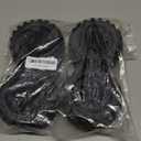 Hosim 75mm RC Wheels and Rubber Tires 12mm Hex for Redcat Volcano 1/10 Scale RC Car Parts, for Traxxas Rustler Stampede 4x4 VXL Hoss, for RIAARIO AMORIL RC Truck Tires RC Vehicle Tires Preglued 4PCS