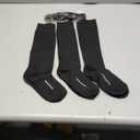 Haysandy Baseball or Softball Sock and Belt Combo Set 3 Football Baseball Socks with Softball Belt for Youth Boys Kids (X-Small, Black)