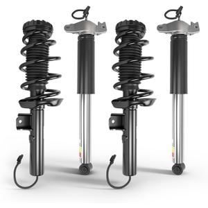 4PCS Front & Rear Shocks Struts Assembly Compatible with Cadillac XTS 3.6L V6 2013-2019, Front Strut Absorber & Rear Shock Absorbers OE# 84547551 84326293 84326294