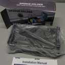 Kitchen Sink Caddy Organizer with Sponge & Brush Holder, Rustproof 304 Stainless Steel Countertop Storage with Towel Bar, Drying Rack for Kitchen Essentials