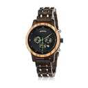 BOBO BIRD Women Wooden Watches Luxury Wood Metal Strap Chronograph & Date Display Quartz Watch Fashion Zebra Wood Casual Business Ebony Wristwatches (Custom)
