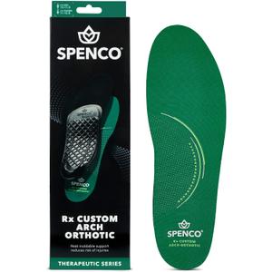 Spenco Rx Orthotic Arch Support Full Length Shoe Insoles, Women's 7-8.5/Men's 6-7.5