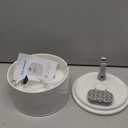 Ceramic Cat Water Fountain - 2.1L/71oz - All-Ceramic Body & Pure Copper Water Spout - Non-Toxic - Automatic Pet Drinking Fountain Indoor with Ultra-Quiet Pump, and 3Pcs Filter & Sponge (Beige)