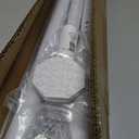 Tension Shower Curtain Rod No Drilling,Adjustable 51-128 In,Black