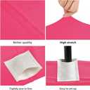 BDDC Table Covers for 6 Foot Tables, Fuchsia Washable and Wrinkle Resistant Stretch Tablecloths Rectangle 6ft for Events, Wedding, Banquets, Parties