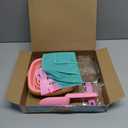 Beach Toys, Sand Toys with Collapsible Bucket, Sand Sifter, Beach Mesh Shovel, Shark Tooth Sifter and Mesh Bag for Shell Collecting, Sand Dipper Beach Scoop Toys for Kids Boys and Girls