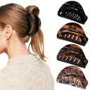 Canitor Large Hair Claw Clips for Thick Thin Hair 3.54 Inch French Cute Hair Accessories Gifts for Women Strong Hold No Slip