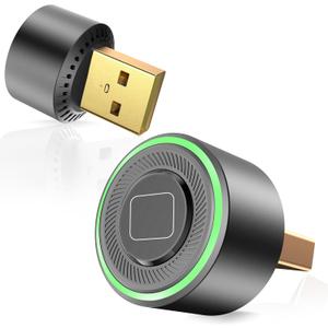 Mini Wireless CarPlay Adapter for Apple iPhone - Upgrade Wired CarPlay to Wireless, One-Tap Multi-User Switch, Plug & Play, Fast Auto-Connect (iOS 10+)