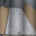 Clear Acrylic Dog Play Pen Indoor - 59 Inch 10-Panel Pet Enclosure for Small Dogs & Cats, Outdoor Use with Door, Easy Assemble & Cleaning