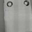 NICETOWN White Sheer 102 inch Curtains for Living Room, Grommet Elegant and Airy Window Treatments Translucent Lightweight Drapes for Living Room/Bedroom,2 Panels, W54 x L102