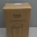 3 Pack Automatic Small Bathroom Trash Can with Lid - 2.5 Gallon Touchless Garbage Can, Motion Sensor Smart Trash Bin, Slim Dog Proof Trashcan, Waterproof Plastic Wastebasket for Bedroom Office Kitchen (Black/White/Grey)