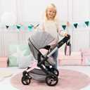 Bayer Pram Xeo Baby Doll Stroller, Convertible Doll Pram for Dolls Up to 20 inch