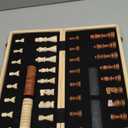 15" Wooden Chess Set | Folding Board, 2 Extra Queens | Magnetic Chess Board Set for Adults & Kids, Pieces Storage Slots Checkers Game for Kids Portable Travel Chess Game for Beginner (Original Wood Color)