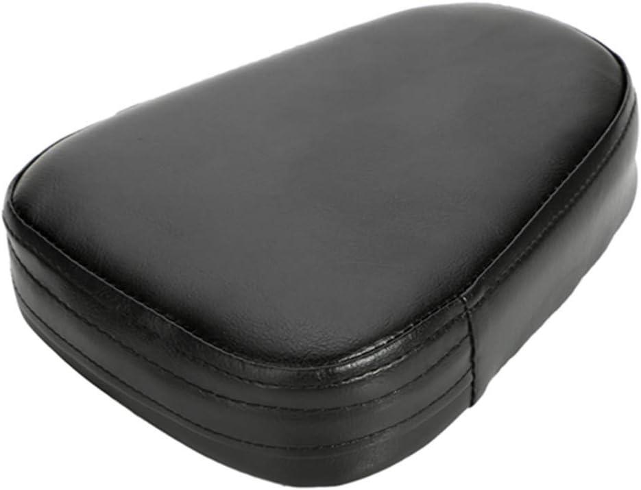 OSAN Universal Motorcycle Synthetic Leather Rear Sissy Bar Backrest Cushion Pad - Black