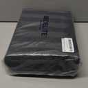 BEDELITE Satin Sheets King Size, Luxury Jacquard Striped Black Bedsheets Set with Elastic Corner Straps, Similar to Silk Sheets Set 4 PC with 1 Deep Pocket Fitted Sheet, 1 Flat Sheet, & 2 Pillowcases