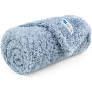 PetAmi Dog Blanket for Small Dogs Blue, Fluffy Soft Puppy Blanket, Sherpa Fleece Cat Blanket for Kitten Doggie, Calming Pet Blanket Throw for Couch Sofa Bed Washable, Small 24x32