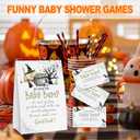 2 x ZIIUFRN Baby Shower Game Card Set, Measure the Baby Bump Game, 50 Cards - Minimalist Boy Girl Gender Neutral Supplies - A09, 7 inches x 5 inches x 0.01 inches