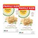 Simple Mills Almond Flour Crackers, Family Size, Rosemary & Sea Salt - Gluten Free, Vegan, Healthy Snacks, 7 Ounce (Pack of 2) No BB Date Found