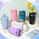 Pickmesh 6 Pcs Teacher Appreciation Gift Tumbler Insulated Coffee Mug Cup 12oz with Lids Daycare School Teacher End of Years Gifts from Student for Women Men