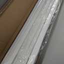 MYshade 2" Cordless Faux Wood Blinds, 33" W x 72" H, Slat Horizontal Blinds with Crown Valance, Room Darkening, Moisture Resistant, Window Blinds for Home Interior, White, 33x72