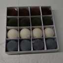 16 Pcs Velvet Christmas Balls, 3.15" Shatterproof Flocked Ornaments, Velvet Christmas Tree Balls, Brown Green Beige Dusty Blue