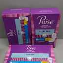 Poise Ultra Thin Incontinence Pads & Postpartum Pads for Bladder Leaks, 3 Drop Light Absorbency, Regular Length, 144 Count 