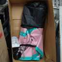 Pink Gymnastics Mat Inflatable Tumble Track Mats 10/13/16/20ft Training Mats for Home Air Mat for Kids with Pump 4/6 Thick for Cheerleading/Yoga/Exercise/Parkour/Beach/Park/Water