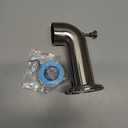 Slip-On Tub Spout with Diverter Long for Bathtub Spout, Fit for 1/2 Inch Slip Pipe, Brushed Nickel