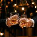 Whiskey Glasses Set of 8, 10 oz Crystal Old Fashioned Glasses, Perfect for Bourbon, Scotch, Vodka, Gift for Men, Women, Dad, Father (EXP 12/06/30)