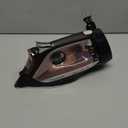 Rowenta Access Stainless Steel Soleplate Steam Iron with Retractable Cord, Powerful Steam Diffusion, Auto-Off and Anti-Drip, 1725 Watts, Black Clothes Iron, DW2459