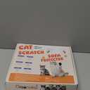 Cat Scratch Sofa Protector,Cat Scratching Couch Protector with 19.7''L*23.6''W Natural Sisal Scratching Mat for Protecting Couch Sofa Chair (Dark Grey/Left Hand)