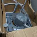 Medline Bariatric Drop-Arm Commode - Heavy Duty Steel Toilet Chair for Disabled and Elderly, 1,000 lb. Weight Capacity