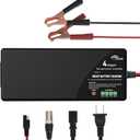 ULTRAPOWER 14.6V 10A LiFePO4 Battery Charger,Smart Battery Charger for 12V LFP Batteries and Lead Acid Battery,4LEDs Indicator,Fast Charging,High Efficiency for Deep Cycle Batteries.