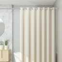 CorkLatta Silver Shower Curtain Rod 31 to 68 Inch,1 Inch Diameter Adjustable Spring Tension Stainless Steel Telescoping Rod,Easy Install,No Rust